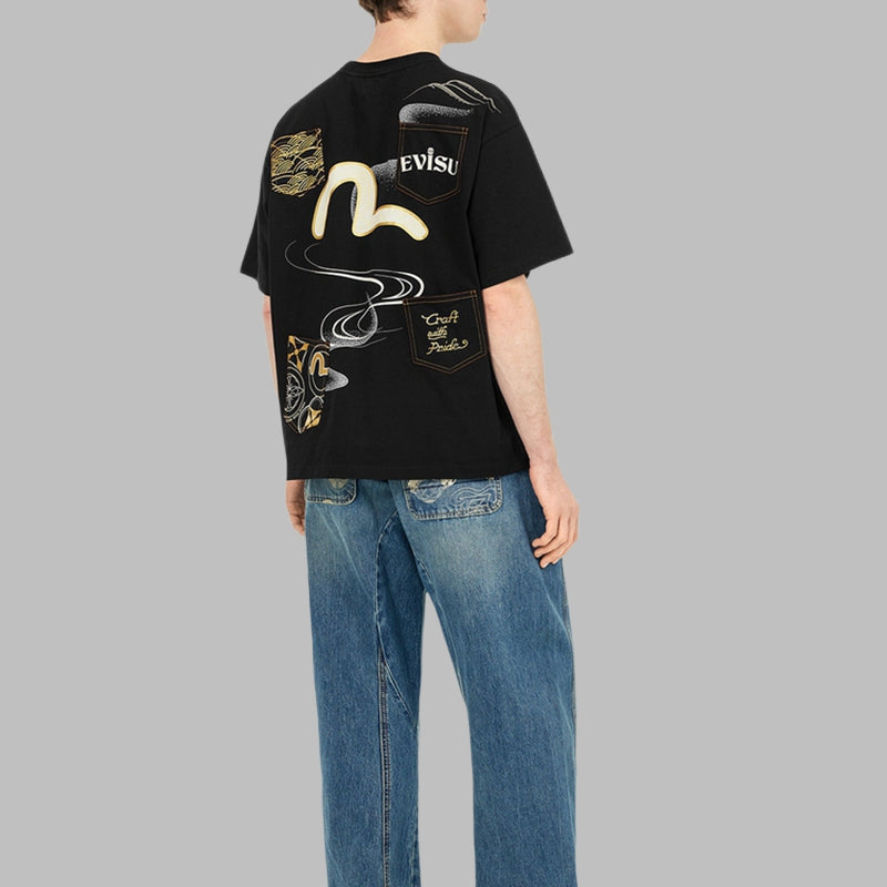 2026 Evisu Men's & Women's New T-Shirt