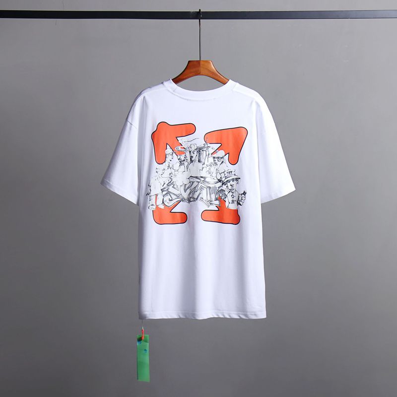 Off-White 2026 Men's and Women's Short Sleeve T-Shirts