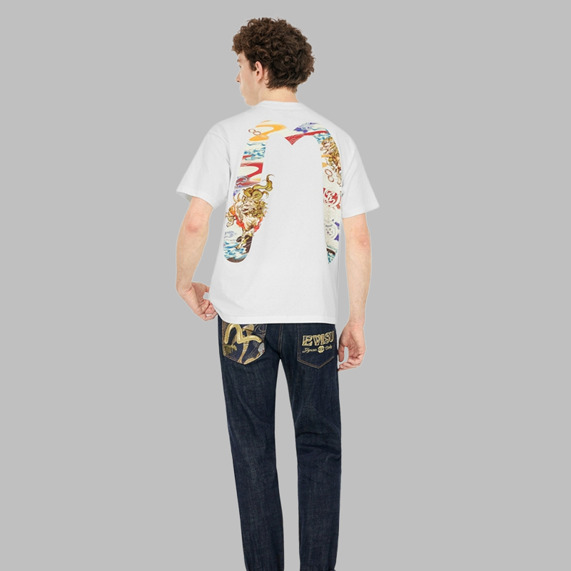 2026 Evisu Men's & Women's New T-Shirt