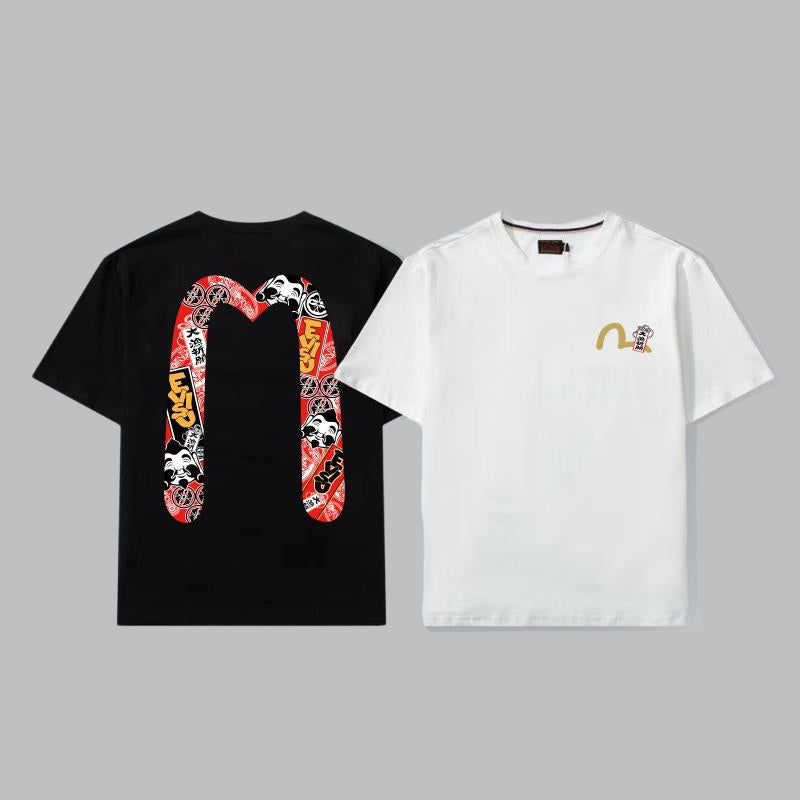 2026 Evisu Men's  New T-Shirt