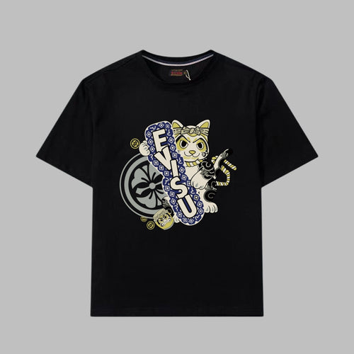 2026 Evisu Men's  New T-Shirt