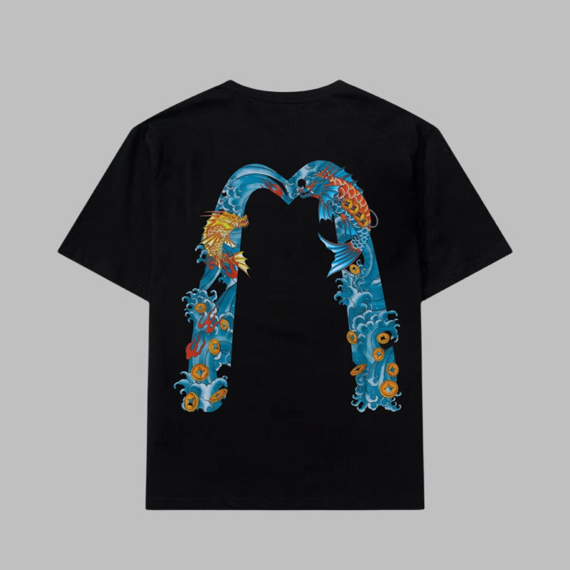 2026 Evisu Men's  New T-Shirt