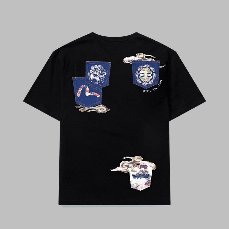 2026 Evisu Men's  New T-Shirt